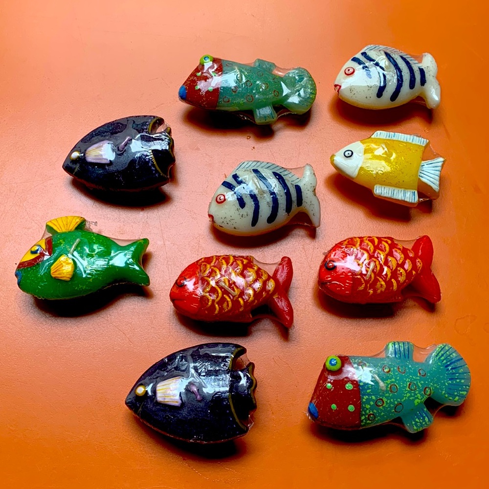10 Fish tea-light candles